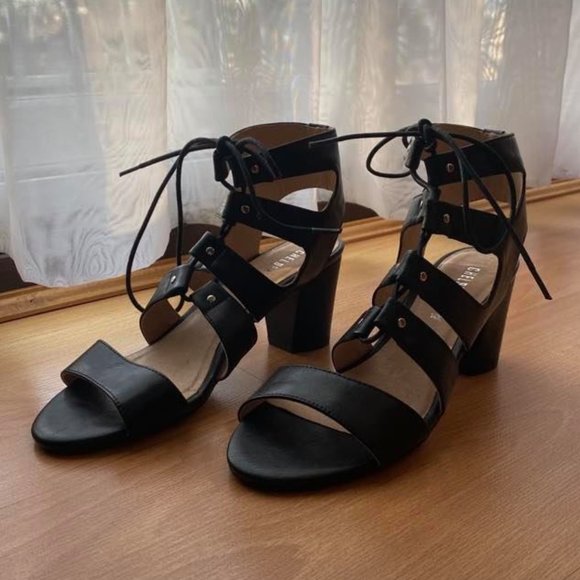 Chelsea Crew Lace-Up Heels (NWOT) - Picture 2 of 3